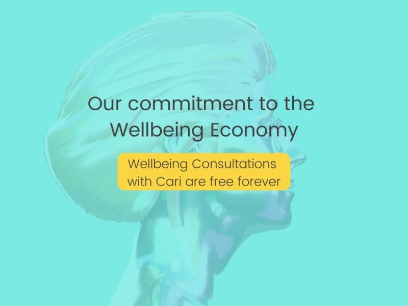 Our commitment to a Wellbeing Economy – Cari Wellbeing Consultations are free&nbsp;forever
